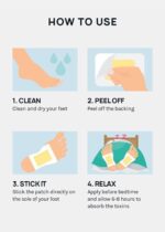 Kinoki Cleansing Detox Foot Pads, Ginger and Salt Adhesive Patches, Body Cleansing, Pain Relief, Stress Relief, 10 Pads - Image 4
