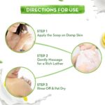 Mamaearth Vitamin C Moisturizing Lotion Soap(Value Pack of 4) - 125 g X 4 Units | Deeply Cleanses | Moisturizing Bathing Bar | Brightens Skin | Nourishes Dry Skin | Non-Drying | 76% TFM Grade 1 Soap - Image 6