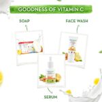 Mamaearth Vitamin C Moisturizing Lotion Soap(Value Pack of 4) - 125 g X 4 Units | Deeply Cleanses | Moisturizing Bathing Bar | Brightens Skin | Nourishes Dry Skin | Non-Drying | 76% TFM Grade 1 Soap - Image 7
