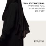 3-Layer Niqab | Breathable Lightweight Fabric | Full Coverage | Adjustable Fit | Elegant Modest Design | Perfect for Women’s Daily Wear, Prayer, Travel, Special Occasions, All-Season Use - Image 7