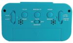 Ajanta Quartz Plastic Digital Alarm and Table clock, (13 x 8 x 4 cm, Blue ODC 210) - Image 4