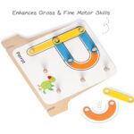 Intelliskills Premium 50 Pcs Wooden Letter & Object Maker Puzzle With Model Cards,ABCD Alphabet Puzzle for Kids,Learning & Educational Stacking Toy,Fun & Activity Toys for 2+ Years Kids,Birthaday Gift - Image 6