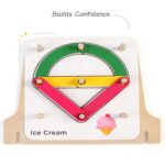 Intelliskills Premium 50 Pcs Wooden Letter & Object Maker Puzzle With Model Cards,ABCD Alphabet Puzzle for Kids,Learning & Educational Stacking Toy,Fun & Activity Toys for 2+ Years Kids,Birthaday Gift - Image 8