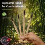 KATS Organic Bamboo Toothbrush for Adults (Pack of 4), Charcoal Activated Soft Bristles, Identification Marks, Biodegradable, Anti-Bacterial, Eco-friendly, Natural, Manual - Image 6