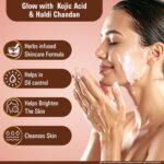 Multani Natural Kojic Acid 1% and Haldi Chandan Soap - 125 gm (Pack Of 3) | Helps In Skin Brightening | For Pigmentatio & Sun Damage | Paraben Free | Clinically Tested | For All Skin Types | Soap Bar For Men & Women - Image 5
