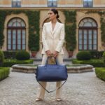 Kenneth Cole Faux Leather Duffle Bag for Travel|Compact and Comfortable for Travelling|Suitable for Men's and Women's|Cabin Luggage Bag, 52 x 24 x 28 Centimeters, Blue - Image 5