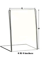 ANALOK MUSLIM RELIGION Premium Acrylic Photo Frame (4 x 6 Inch) – Transparent Single Side Slant Back Desktop Frame | Break Resistant Table Photo Frame for Home & Office - Image 3