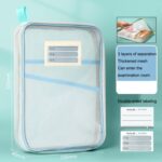 Perfect Pricee A4 Mesh Zipper File Folder Organizer–3-Layer Waterproof Document Bag with Handle & Label Pocket, Portable Transparent Pouch for Office, School, Students, Books & Paper Storage (Multi) - Image 3