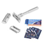 Meadawgs®Adjustable Safety Razor Zinc Alloy Classic with 5 Blades for File Hair|Health & Beauty | Shaving & Hair Removal | Razors & Razor Blades |5 Piece Blades - Image 3