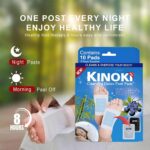 FLYLIGHT Detox Foot Patches for Remove Toxins, 10 Pads Blueberry Deep Cleansing Foot Pad for Weight Loss & Detoxification, Relieve Fatigue, Pain & Stress Relief Sleep Feet Patch for Men & Women - Image 3