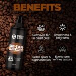 BEARDO DeTan Face Wash for Men, 200ml | Glycolic Acid,Niacinamide & Coffee | Helps to Reduce Tan,Reduce Dark Sports & Pigmentation | Exfoliates & Hydrates for Smooth & Oil Free Skin - Image 6