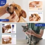Pet Clean Pet Wipes 300 Counts (Pack of 3) Wet Wipes for Dogs, Cats, Puppies with Aloe Vera & Cherry Blossom Smell | Cleansing & Deodorising Grooming Wipes, 6”x 8" | Anti-Bacterial - Image 5