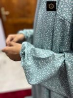 Women's Belladona Islamic Prayer Casual Dress Maxi Dress - Light Green Print, Free Size - Image 4