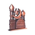 anciently Mecca Madina Car Dashboard | Muslim Car Dashboard Accessories, Metal, 1 Piece (Copper Colour) - Image 6