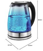 Pigeon by Stovekraft Crystal Glass Electric Kettle 1.8 Litre with LED Illumination, Heat Resistant Pyrex 1500 Watt - Image 7
