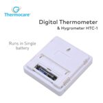 Plastic Abstract LCD Temperature Clock (White)(3.9Wx3.9Lx3.9H Inches) ,Pack of 1 - Image 7