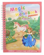 Water Marker Magic Book for Kids Reusable Coloring Book with Water Pen Mess-Free Cartoon Drawing & Educational Activity Pad Quick Dry Magic Painting for Boys & Girls - Image 6