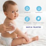 Baby Wet Wipes for Newborns | 99% Purified Water, Alcohol-Free Wipes with Almond Oil & Shea Butter | Gentle Moisturizing Baby Wipes for Sensitive Skin | Pack Of 2 X 60 Count - Image 5