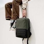 OMW 35L Laptop Backpack for Men & Women | 5 Year Warranty | Fits 16 Inch Laptop |180° Flat Open Tech Compartment | MotionWeave Fabric & Vegan Leather | Travel Office & College Bag (TEXEL) - Image 7