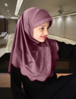 Mehar HIJAB'S Kids Embellished Polycotton Girl's Scarf Little Meharin Hijab - Image 4