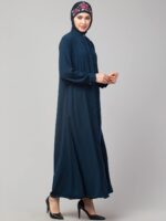 NAZNEEN Front open cuff and band casual Abaya - Image 5