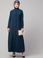 NAZNEEN Front open cuff and band casual Abaya - Image 7