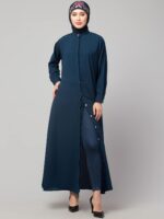 NAZNEEN Front open cuff and band casual Abaya - Image 8