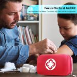 Travel First Aid Storage Pouch – Waterproof EVA Medical Organizer for Car, Camping, Hiking & Outdoor Adventure Supplies Portable Bag Emergency Medicine Travel, Adventures - Image 3