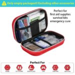 Travel First Aid Storage Pouch – Waterproof EVA Medical Organizer for Car, Camping, Hiking & Outdoor Adventure Supplies Portable Bag Emergency Medicine Travel, Adventures - Image 4