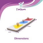 Tantrums Multicolor Educational Geometry Shapes Board with Square Circle Triangle Puzzle for Leaning |Early Childhood (Toddler Shapes) - Image 4