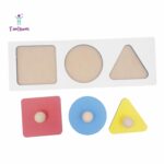 Tantrums Multicolor Educational Geometry Shapes Board with Square Circle Triangle Puzzle for Leaning |Early Childhood (Toddler Shapes) - Image 5