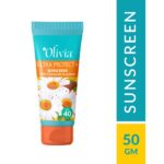 Olivia Ultra Protect Sunscreen SPF 40 | With Chamomile & Licorice | Face Sunscreen for Women & Men | UV Protection | Moisturising Sun Cream with Vitamin E & Glycerin | Daily Use | 50ml - Image 3