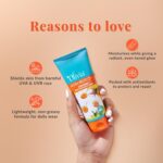 Olivia Ultra Protect Sunscreen SPF 40 | With Chamomile & Licorice | Face Sunscreen for Women & Men | UV Protection | Moisturising Sun Cream with Vitamin E & Glycerin | Daily Use | 50ml - Image 4