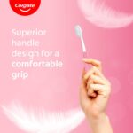Colgate Sensitive+ Ultra Soft (1.2X softer bristles) Manual Toothbrush Designed for Sensitive Teeth (Mega Saver Pack) - 4 Pcs, Multicolor - Image 6