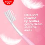 Colgate Sensitive+ Ultra Soft (1.2X softer bristles) Manual Toothbrush Designed for Sensitive Teeth (Mega Saver Pack) - 4 Pcs, Multicolor - Image 7