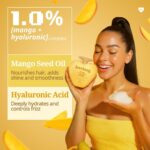 Mango + Hyaluronic Shampoo | Frizz Control & Hydration Boost | Smoothens & Softens Hair | for Dry, Frizzy Hair| Fruity Mango Scent | 230ml - Image 3