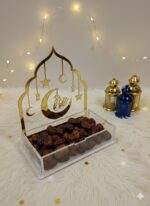 Eid Mubarak Transparent Multipurpose Box with Ramadan Mubarak & Eid Mubarak Backstand for Ramadan & Eid Decorations, Gifting, Home Decor, (2 in 1) , Size 20*15*8 cm | 1 Box with 2 Backstands - Image 3