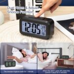 Reacher Black Digital Alarm Clock Table Clock for Students, Home, Office, Corporate with Automatic Sensor, Date & Temperature - Image 4