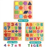 Wooden Puzzles for Toddlers, Learning Educational Board for Kids, Learning Puzzle Toys for Kids, Montessori Toys, ABCD Puzzle Set, Activity Toys for Toddlers - Image 4