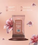 Perfume Wipes for Women (10 Pulls x 3 Packs) | Long-Lasting Floral Fresh Fragrance | Alcohol-Free Body & Face Wet Wipes | Deodorizing Wipes for Travel & Daily Use | 30 Wipes - Image 3