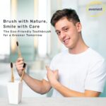 awenest Bamboo Toothbrush With Charcoal Activated Soft Bristles - Pack of 9 | Treated With Neem Oil | For Fungus Protection | Bpa Free, Biodegradable And Compostable Handle | Eco-friendly | - Image 7