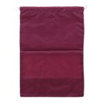 Kuber Industries Parachute Shoe Bag|Water Resistant & Dust Proof Drawstring Organizer|Shoe Storage Bag for Home, Travelling, Pack of 6 (Maroon) - Image 5