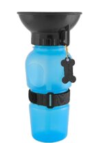 Pet Travel Water Bottle 500ML, Sabse Asaan Squeeze Dog Dispenser for Walking & Car, Leak-Proof Portable Sipper with Attached Bowl for Dogs & Cats, Lightweight Summer Outdoor Gear. - Image 4