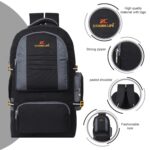 STRONG LIFE 70L Rucksack Travel Backpack for Outdoor Sport Hiking Camping Trekking Bag for Men and Women - Image 5