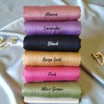 Shimmer Satin Hijab for Women and Girls | Elegant and Stylish HIjab, Scarf for Festival, Wedding Daily wear and for all Occassions | Pack of 3 Hiabs & Scarf | - Image 4