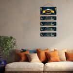 Decor Smart Home Decor | Wall Hanging | Wooden | Decorative | Decoration | Islamic Multilayer Panel Kaaba Artwork Night Theme Crescent Lantern Design Spiritual Room Accent Gift Display (DWA_6716) - Image 3