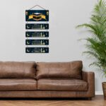 Decor Smart Home Decor | Wall Hanging | Wooden | Decorative | Decoration | Islamic Multilayer Panel Kaaba Artwork Night Theme Crescent Lantern Design Spiritual Room Accent Gift Display (DWA_6716) - Image 4