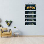 Decor Smart Home Decor | Wall Hanging | Wooden | Decorative | Decoration | Islamic Multilayer Panel Kaaba Artwork Night Theme Crescent Lantern Design Spiritual Room Accent Gift Display (DWA_6716) - Image 5