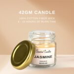 Floryn Decor Jar Scented Candles Gift Set | Scented Candles for Home Decor | Highly fragranced Candles Pack of 6 Mini Jars (Pack of 6) - Image 3