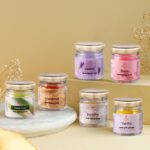 Floryn Decor Jar Scented Candles Gift Set | Scented Candles for Home Decor | Highly fragranced Candles Pack of 6 Mini Jars (Pack of 6) - Image 4